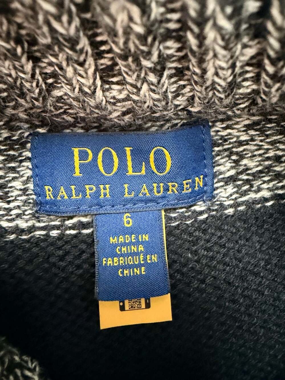 Bundle: Boys Polo Ralph Lauren Striped Button Sweater & The Children's Place Hal - Picture 2 of 3